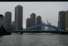 Die Brücken über dem Sumida haben alle eine andere Farbe