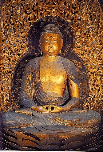 Die Statue von Amitabha Tathgata