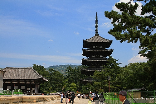 Kofuku-ji-Tempel mit fünfstöckiger Pagode