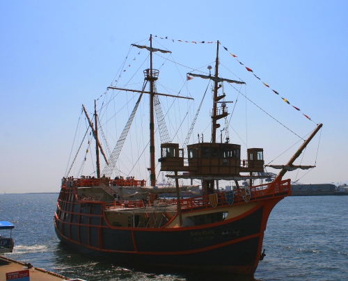 Nachbau des historischen Schiffes Santa Maria