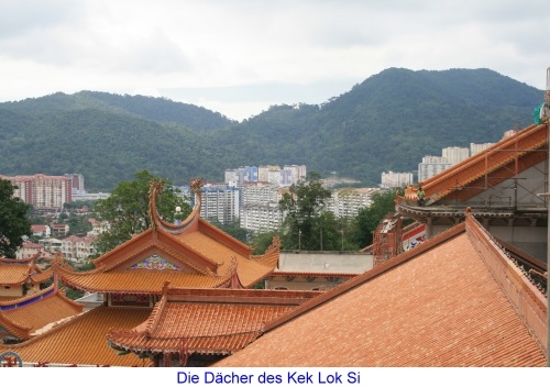 die Dcher des Kek Lok Si