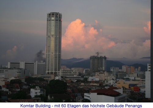 Komtar Building ist mit seinen 60 Etagen das hchste Gebude in Penang