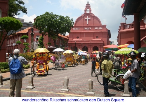 Rikschas am Dutch Square