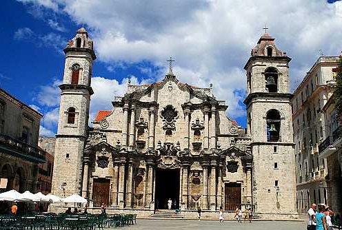 >Kathedrale San Cristóbal auf der Plaza de la Catedral