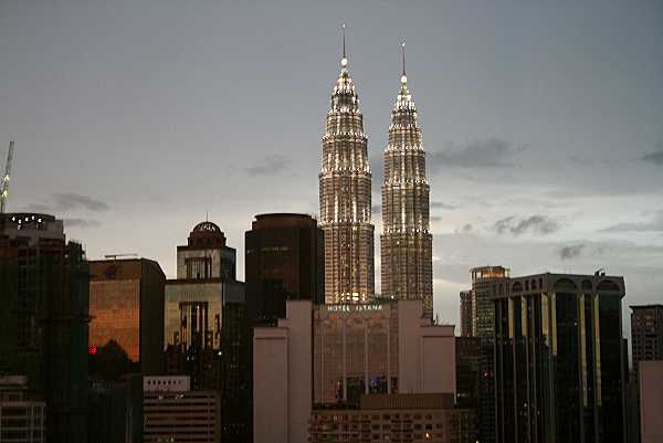 Petronas Twin Towers in Kuala Lumpur