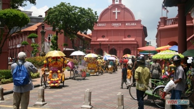 Rikschas am Dutch Square