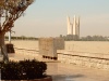 Beton-Denkmal in Form einer Lotusblüte